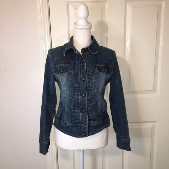 Christopher & Banks Jackets & Blazers - Christopher & Banks Stretch Denim Jacket